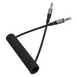Audio кабель Hoco UPA33 AUX 3.5mm 1.5m Black - Photo 2