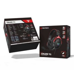 Навушники комп'ютерні Fantech HG31 Cruze 7.1 Black - Фото 1
