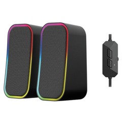 Колонки комп'ютерні Fantech GS304 Groove 2 Modes Black - Фото 2