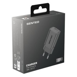 МЗП Senteo S-01 18W/QC 3.0 Black - Photo 1