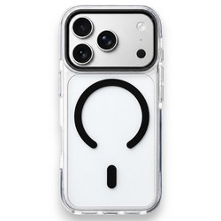 Чохол Avantis Clear Color Ring Magnetic case for iPhone 17 Pro Max Black - Фото 1