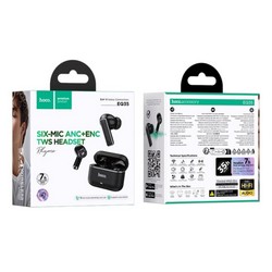 Hoco EQ35 TWS wireless headset Black - Фото 1