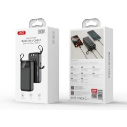 Power bank XO PR280  with 3 cables 10W /2A 30000 mAh Black - Photo 3