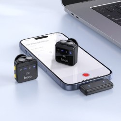 Мікрофон Hoco L17 iPhone-Type-C Black - Photo 5