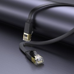 Кабель мережевий LANRJ45 Hoco US07 10m Black - Photo 3