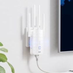 Ретранслятор Hoco HI35 Wi-Fi4 White - Photo 5