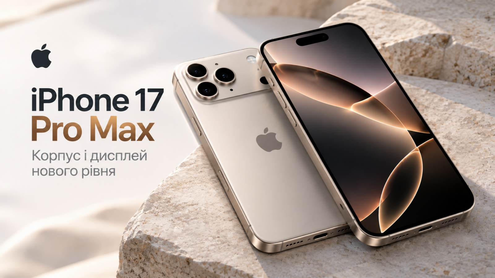 Корпус і дисплей iPhone 17 Pro Max